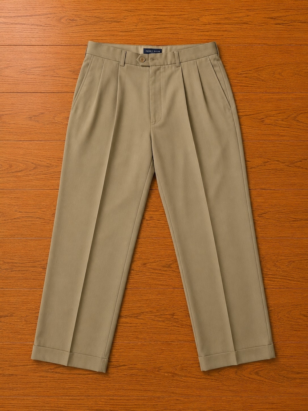 Callaway Golf Men’s Pants 34x32 Beige Performance Flat Front Casual Golf Chinos
